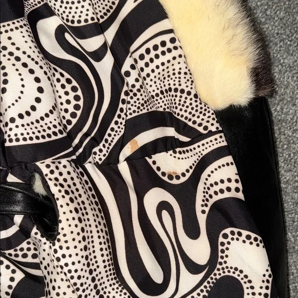 Chic Ken Nanfelt Fur and Leather Patterned Jacket - Picture 7 of 8